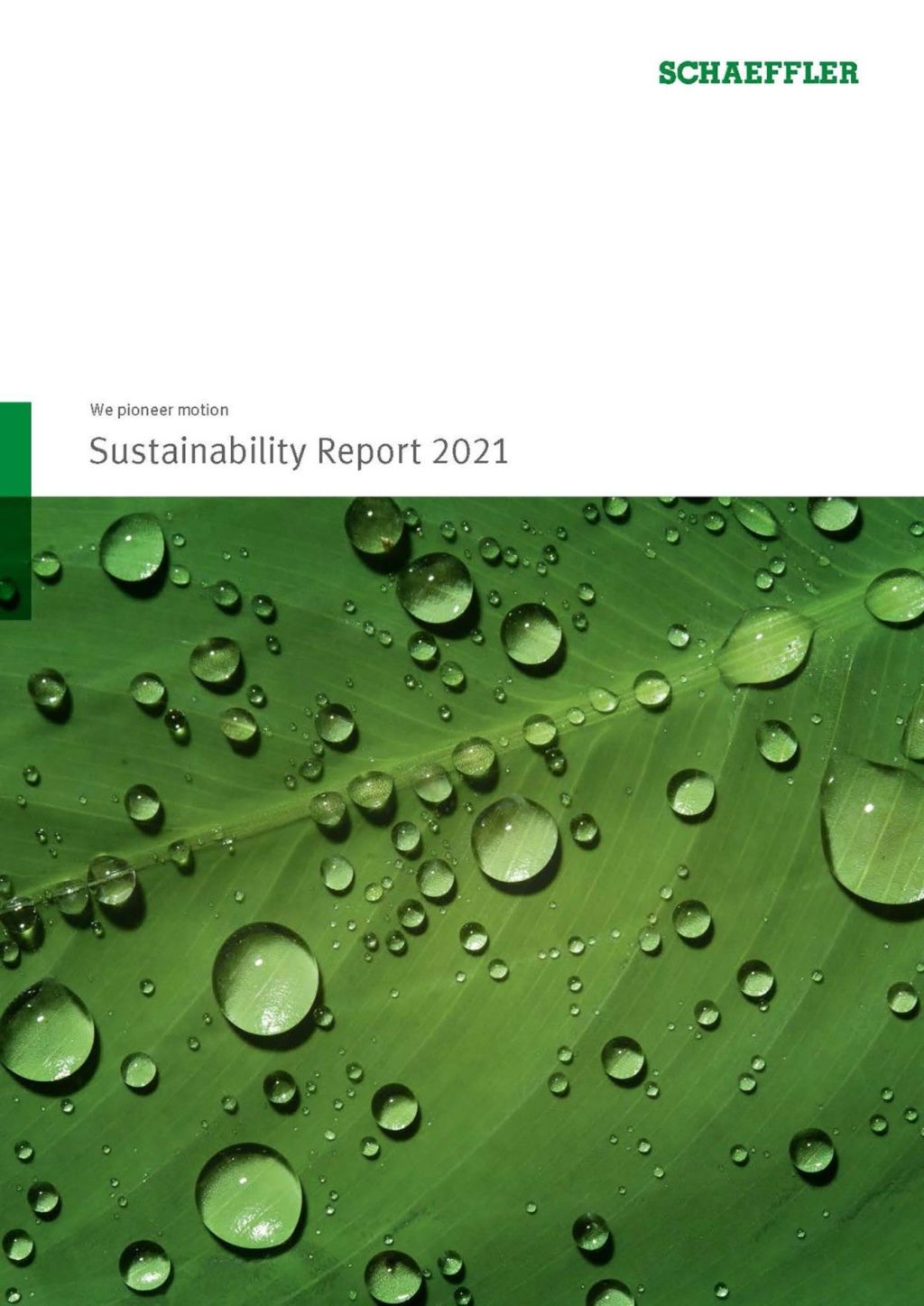 Foto de Schaeffler publica su informe de sostenibilidad 2021