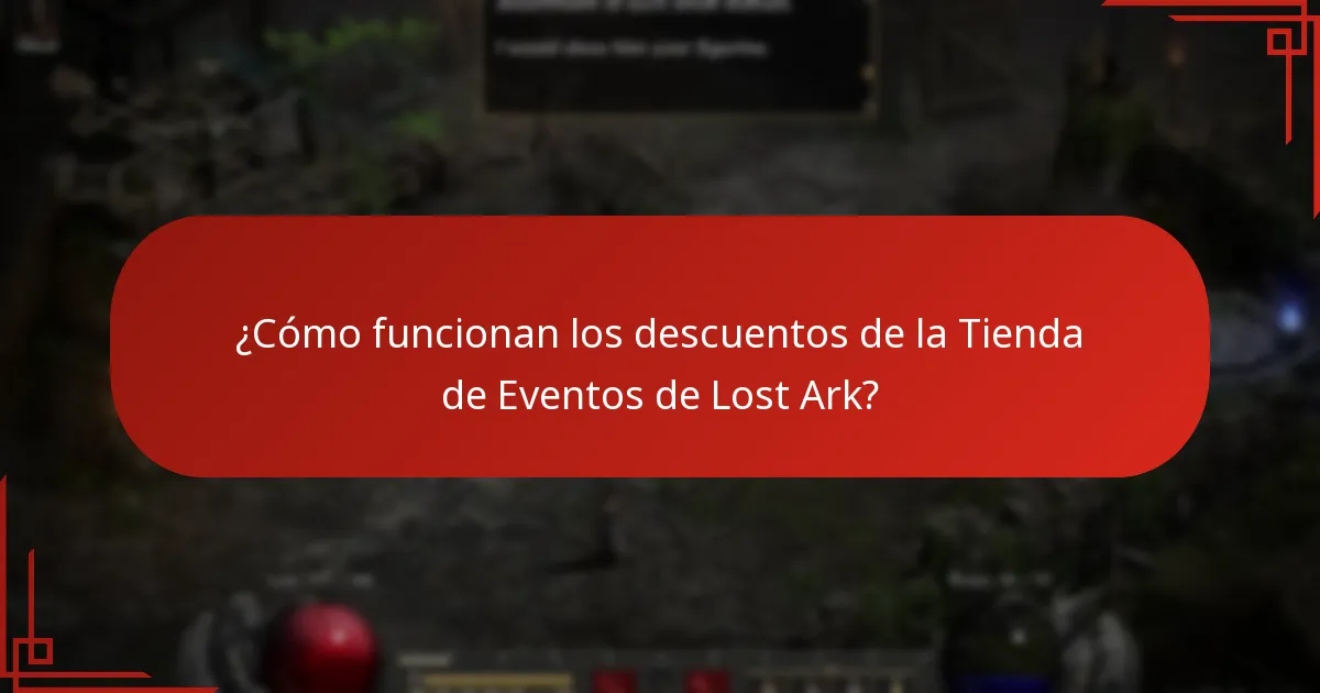 ¿Cómo funcionan los descuentos de la Tienda de Eventos de Lost Ark?
