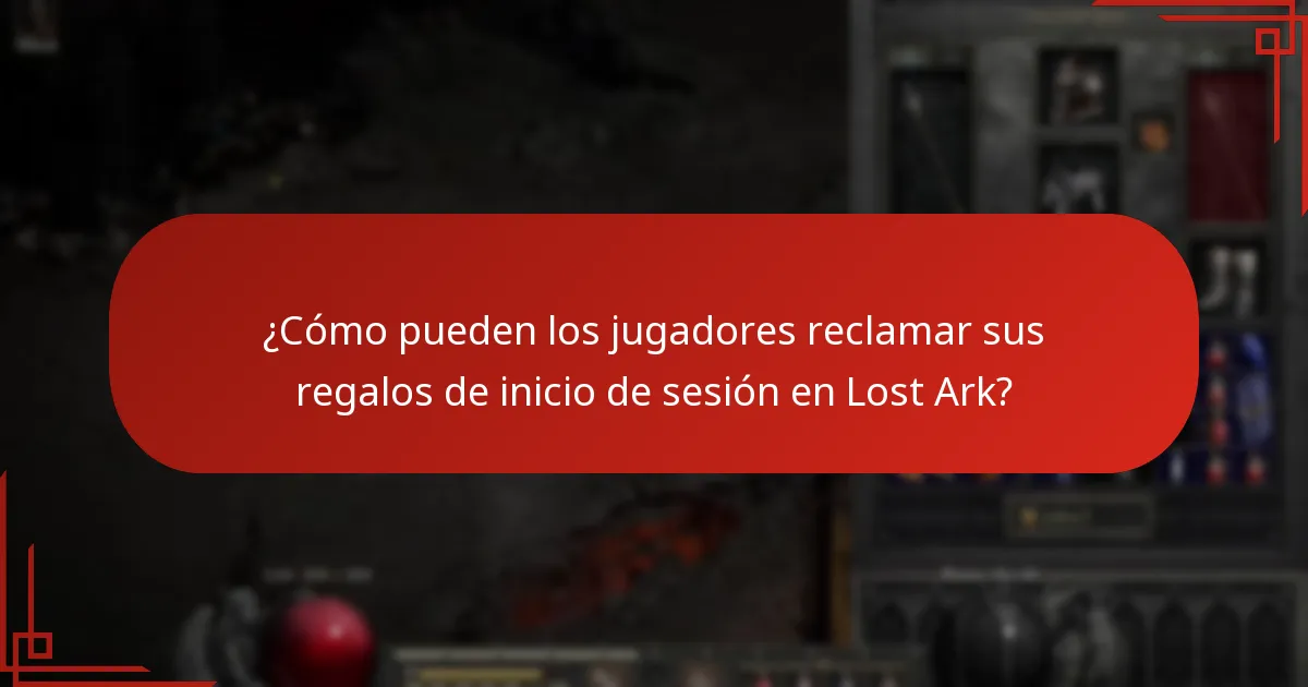 ¿Cómo pueden los jugadores reclamar sus regalos de inicio de sesión en Lost Ark?