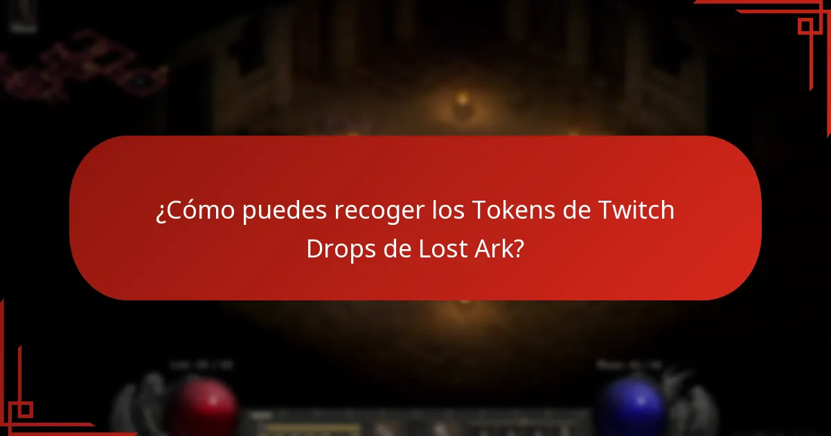 ¿Cómo puedes recoger los Tokens de Twitch Drops de Lost Ark?