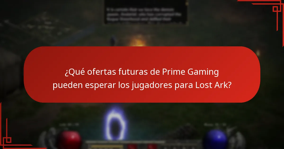 ¿Qué ofertas futuras de Prime Gaming pueden esperar los jugadores para Lost Ark?