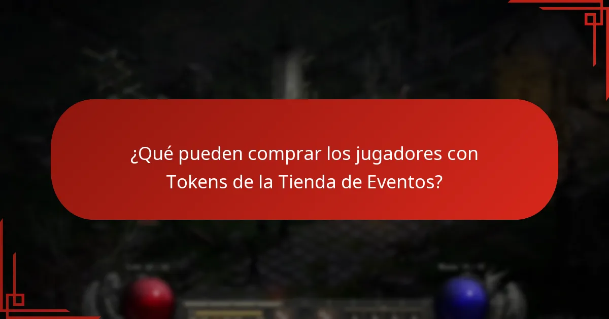 ¿Qué pueden comprar los jugadores con Tokens de la Tienda de Eventos?