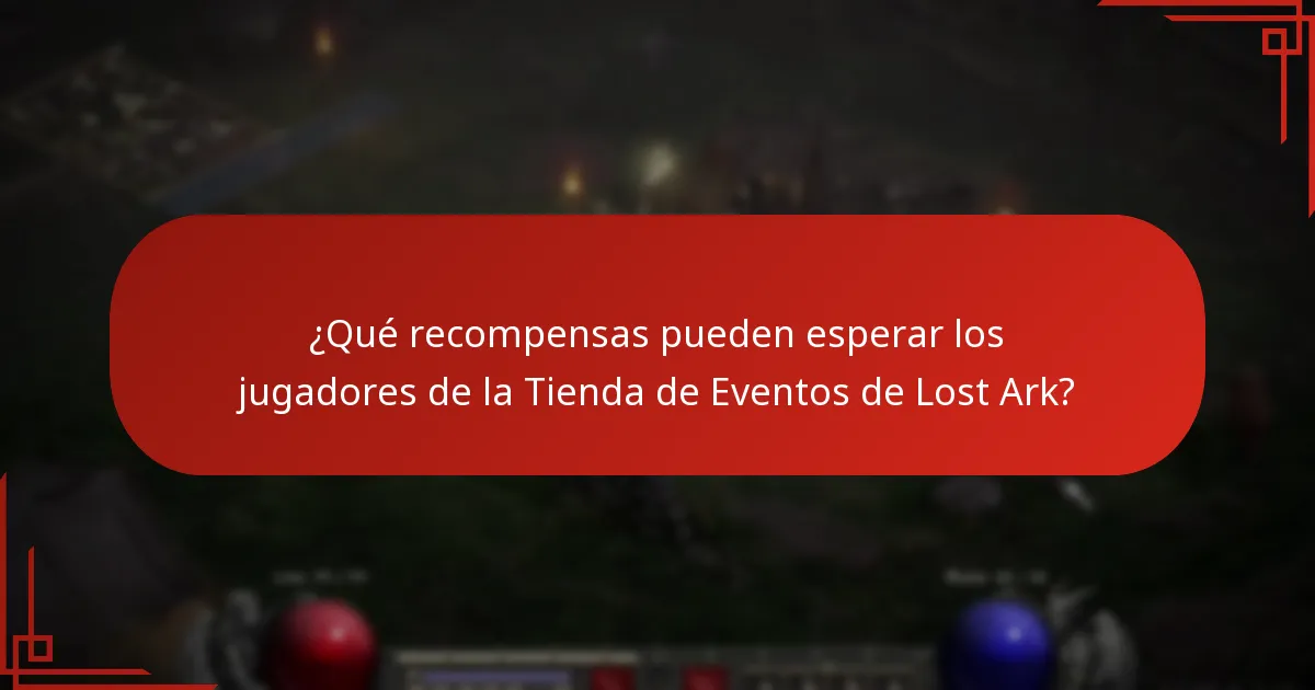 ¿Qué recompensas pueden esperar los jugadores de la Tienda de Eventos de Lost Ark?
