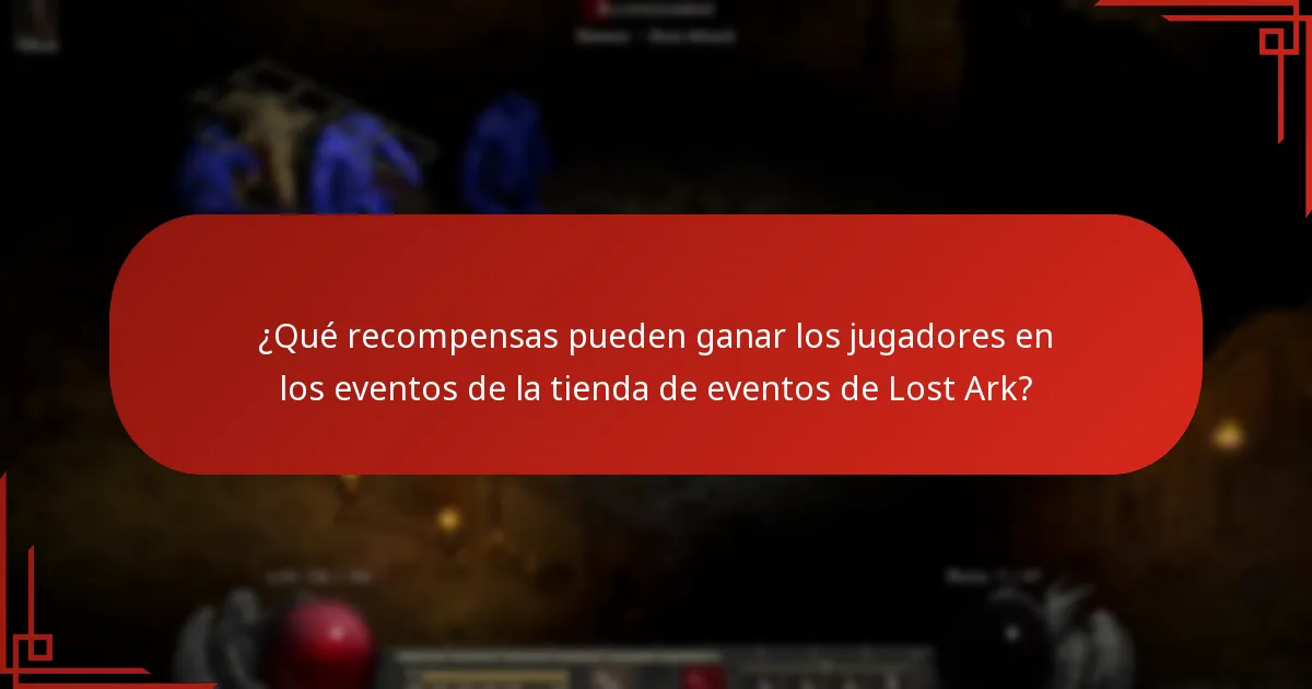 ¿Qué recompensas pueden ganar los jugadores en los eventos de la tienda de eventos de Lost Ark?